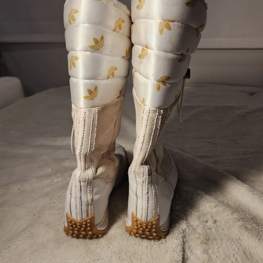 Vintage Adidas Missy Elliot‎ Insulated Fur Lined Suede Boots 133084 Womens 7
